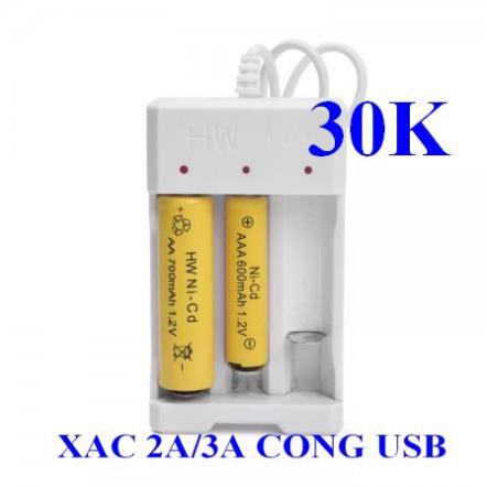 Sale  Bộ Xạc Pin 2A/3A Cổng USB ShopAnhThu