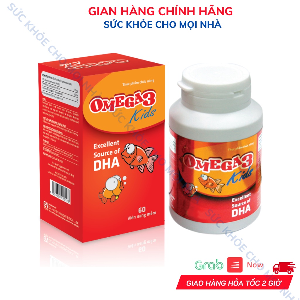 Omega 3 Kids.Giúp Bé Sáng Mắt,Tăng Cường Thị Lực,Phòng Cận Thị Giảm Mỏi Mắt