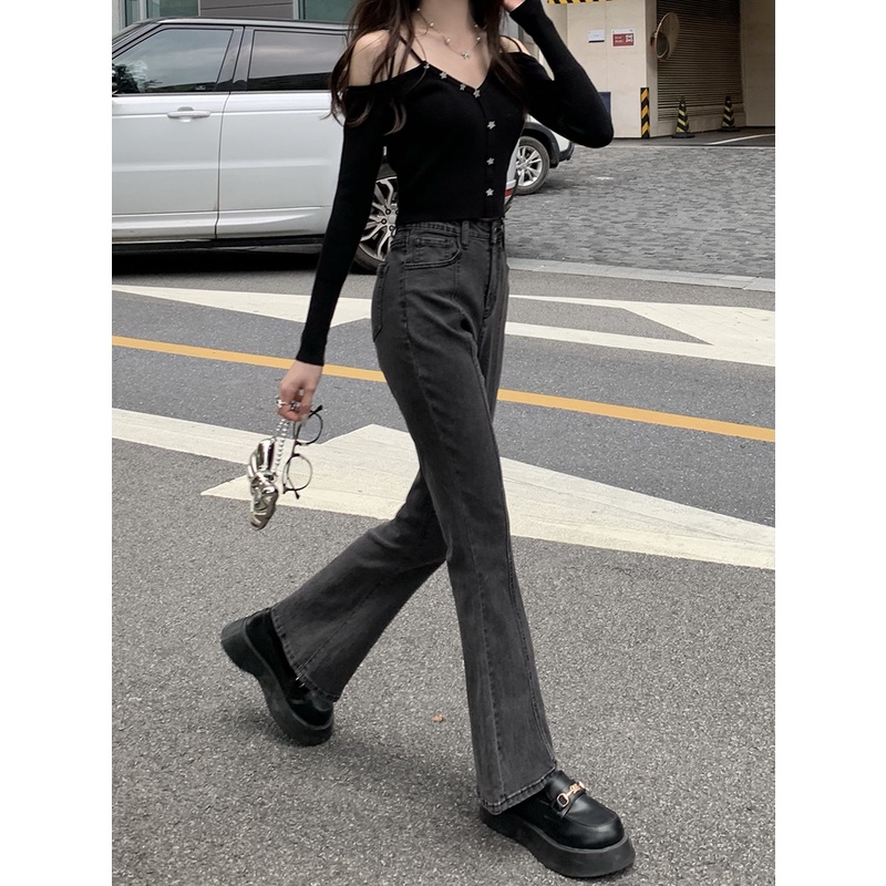 Quần denim lưng cao dáng ôm co giãn thời trang trẻ trung 49008 | BigBuy360 - bigbuy360.vn