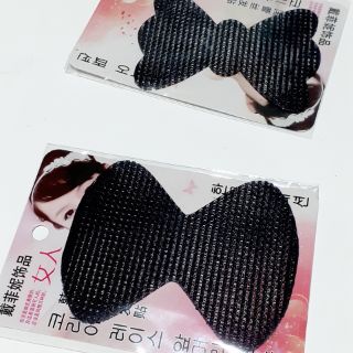 Miếng dán tóc mái trang điểm màu đen(1 miếng)