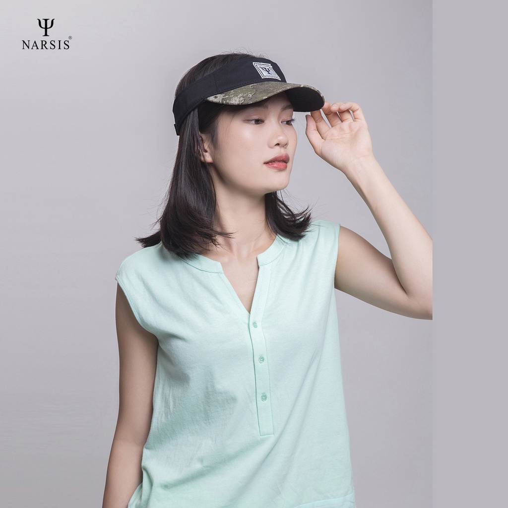 Mũ nửa đầu Narsis không nóc chơi thể thao, chống nắng, tập Gym, chạy bộ, tennis