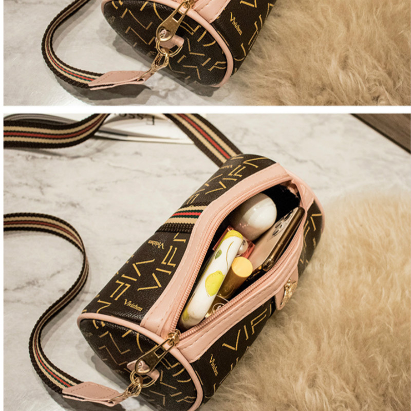 Túi Đeo Chéo Đựng Điện Thoại Hình Con Ong Phối Dây Ruy Băng Màu Tương Phản Thời Trang