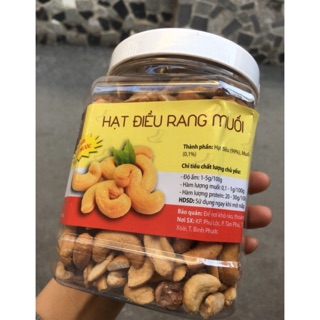 500g hạt điều vỡ sạch vỏ
