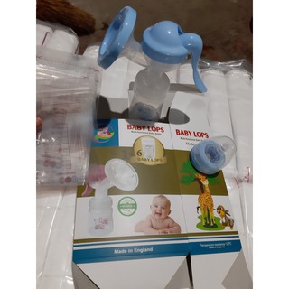 (tặng 6 túi trữ sữa) Máy hút sữa cầm tay BABY LOPS