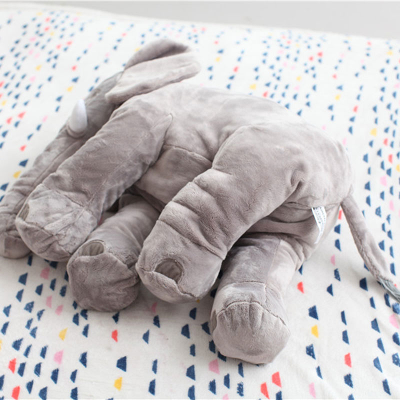 1 Chú Voi Nhồi Bông Mềm Mại Cỡ Lớn 60cm Cho Bé