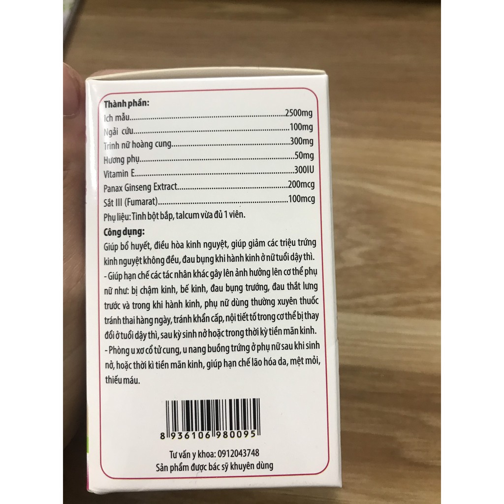 Viên uống phụ khoa điều hòa kinh nguyệt ❤️CHÍNH HÃNG👍 Nga Phụ Kinh Đơn ❤️giúp ổn định nội tiết tố, hỗ trợ đau bụng kinh | BigBuy360 - bigbuy360.vn