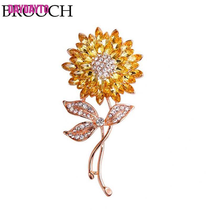 1 Ghim Cài Áo Hình Hoa Hướng Dương Dành Cho Nam Nữ