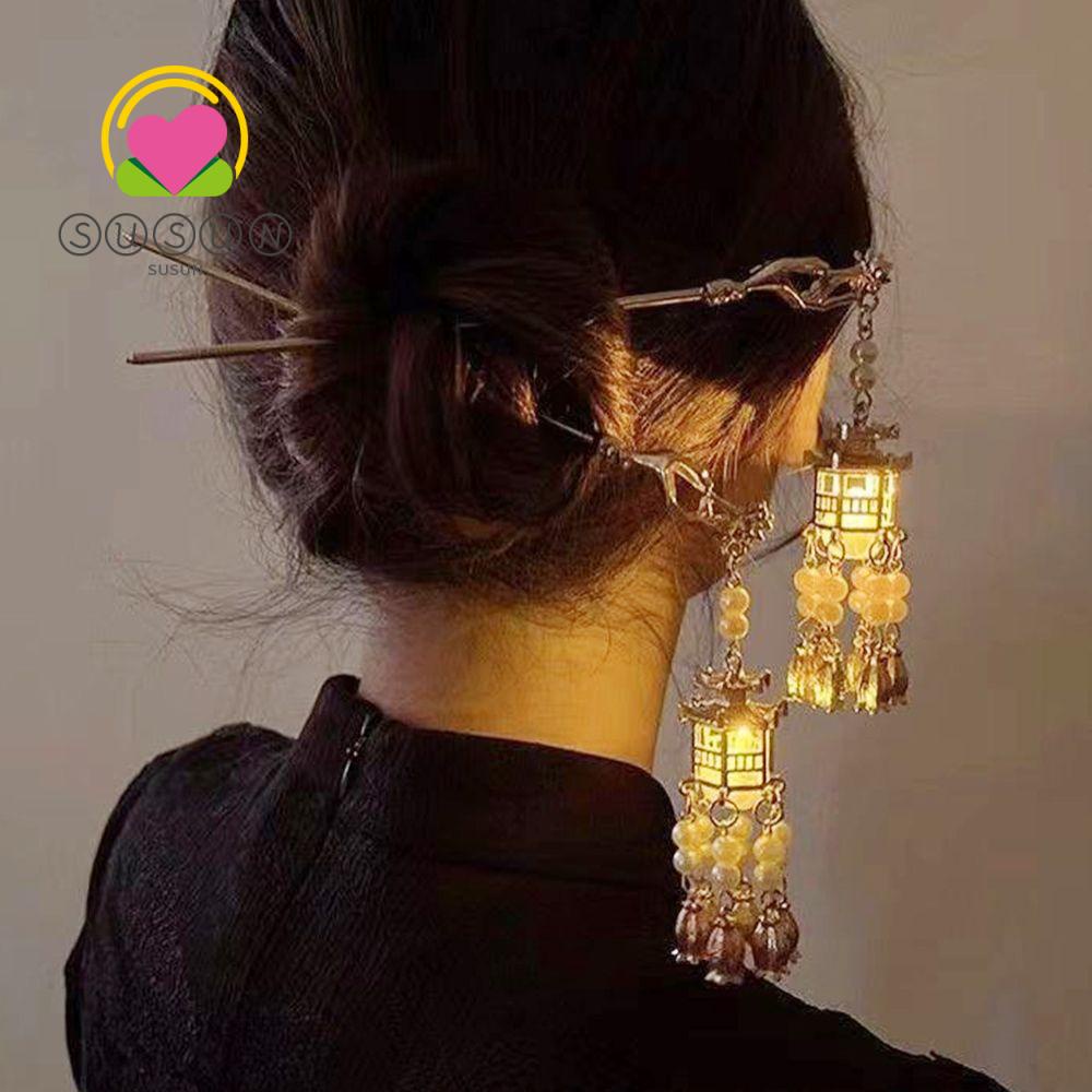 Trâm Cài Tóc Kiểu Đèn Lồng Phong Cách Hoàng Cung Cổ Điển