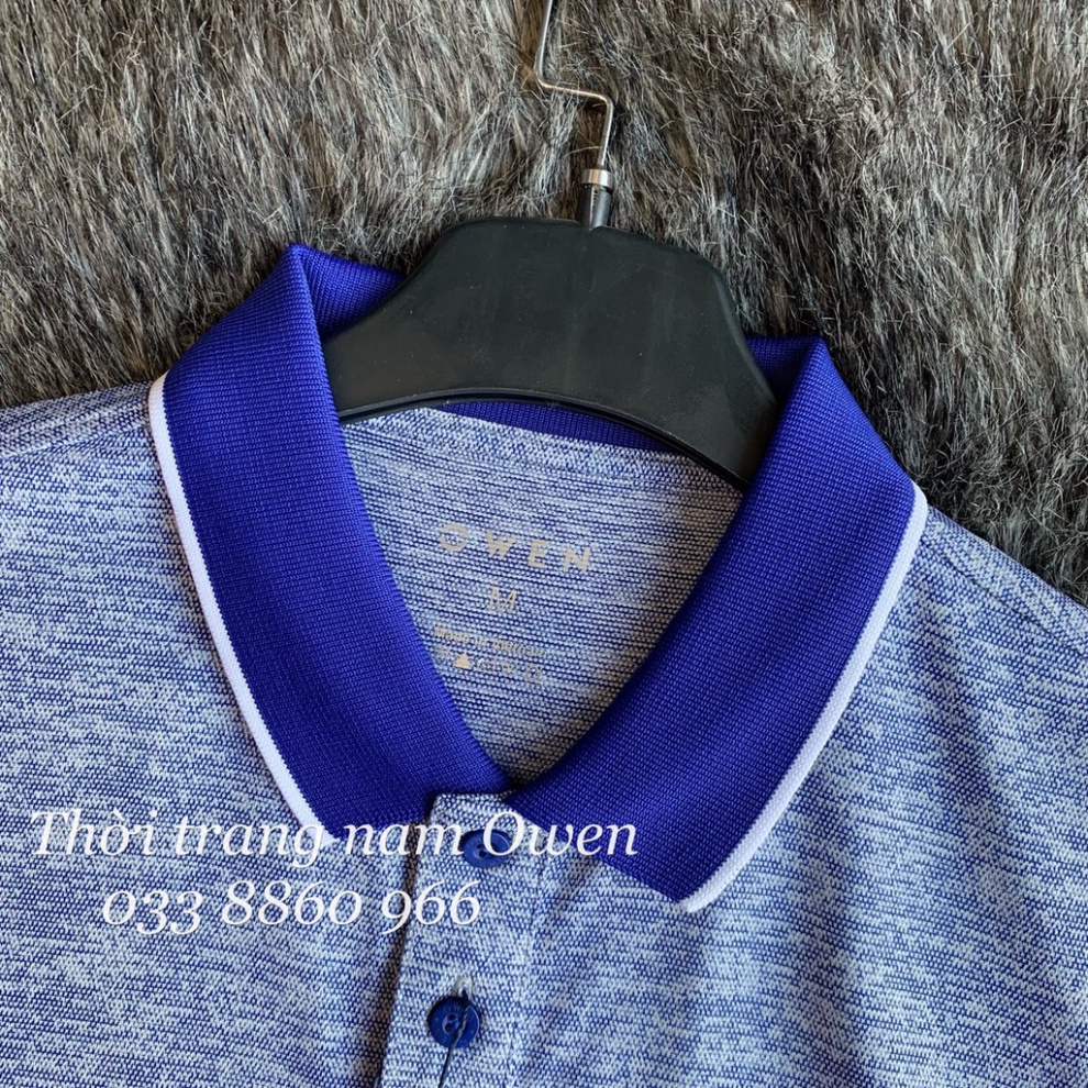 OWEN - Áo Polo ngắn tay nam Owen màu xanh 23061 - Áo thun nam ngắn tay có cổ