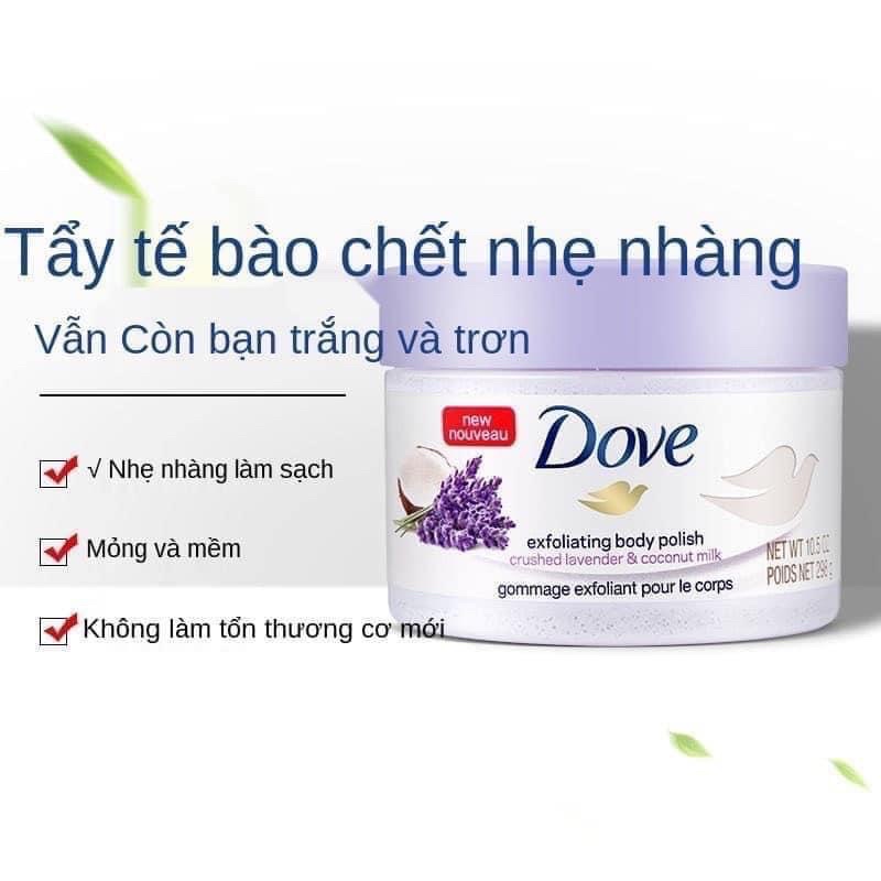 Tẩy da chết body Dove  298gr