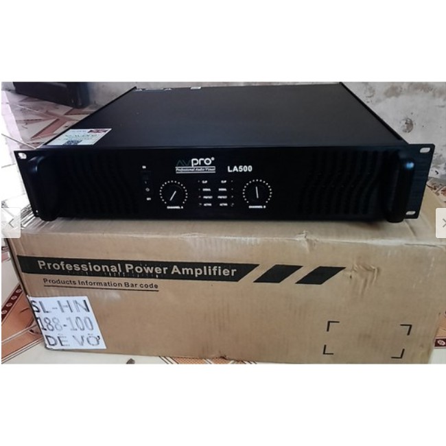 Cục đẩy công suất AV pro LA500 hàng chính hãng, công suất 500w*2 - LA500