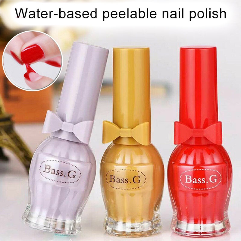 Set 3 Lọ Sơn Móng Tay Dạng Lột Thoáng Khí Không Độc Hại Thân Thiện Với Môi Trường