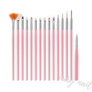 cọ vẽ móng sét 15 cây