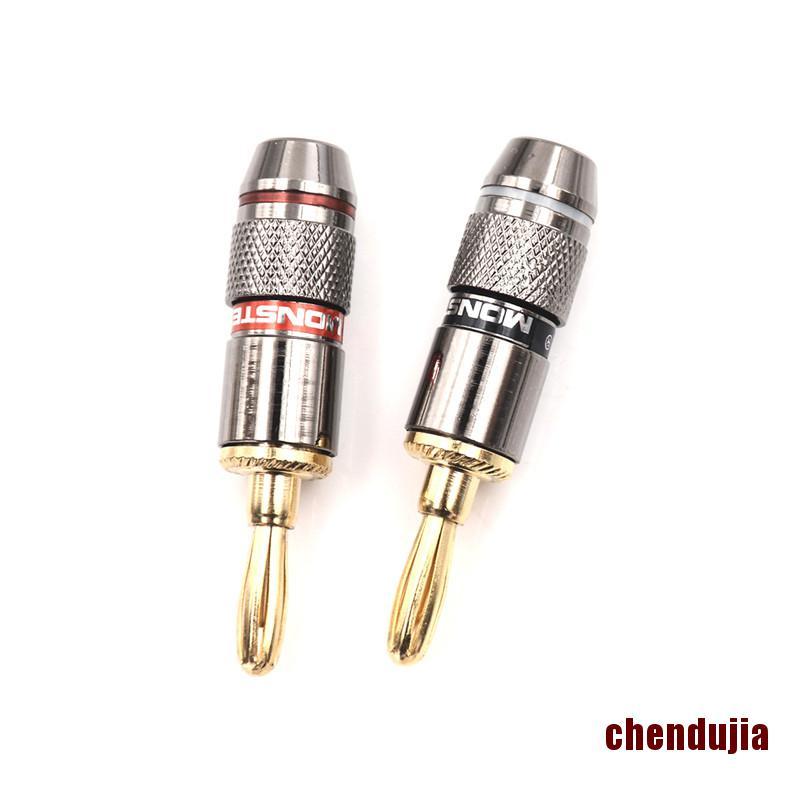 Set 4 Đầu Cắm Bắp Chuối Mạ Vàng Bfa 4mm | BigBuy360 - bigbuy360.vn