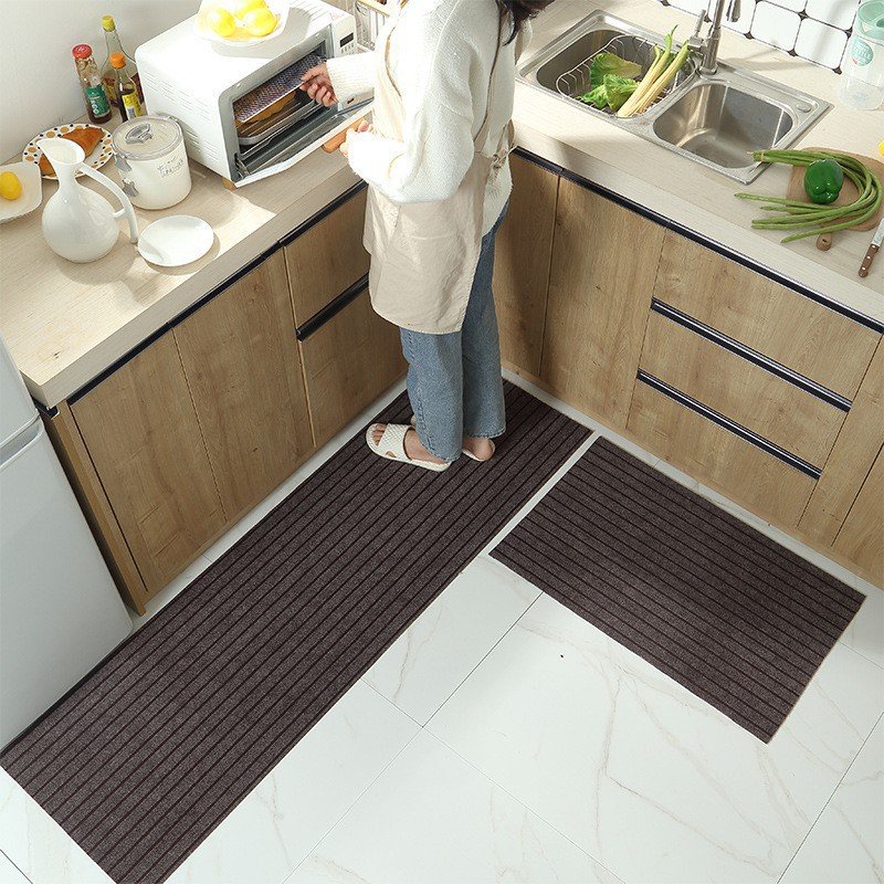 Bộ thảm nhà bếp chống trơn trượt thấm nước tốt kích thước 40x60cm-40x120cm