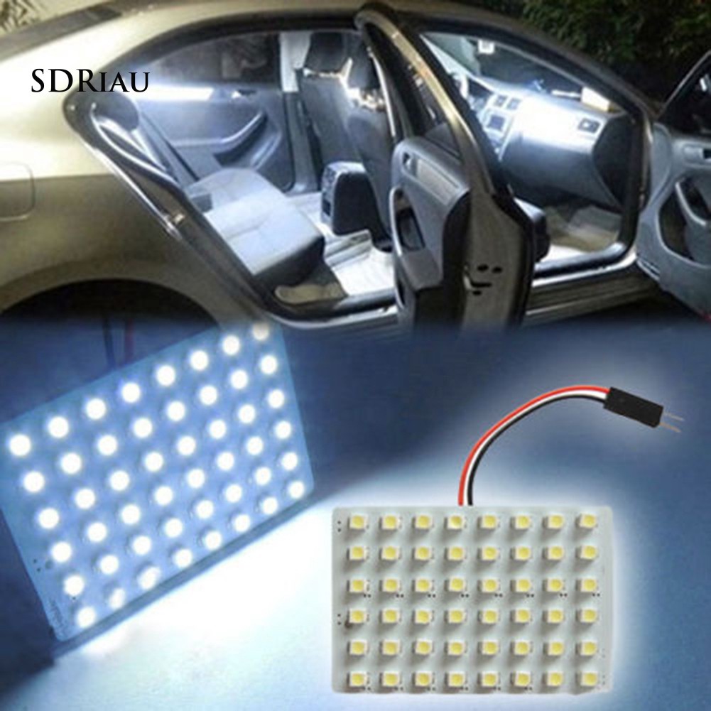 Đèn LED SMD 48 bóng T10 4W 12V phát ánh sáng trắng dành cho xe hơi