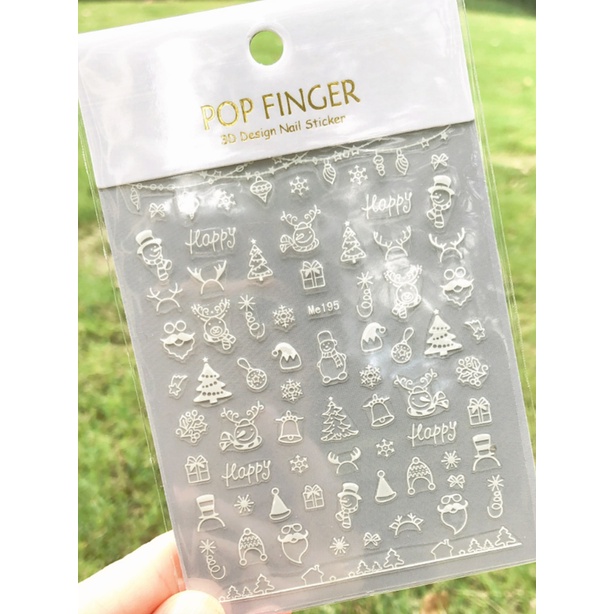 STICKER TRANG TRÍ NOEN HOA TUYẾT