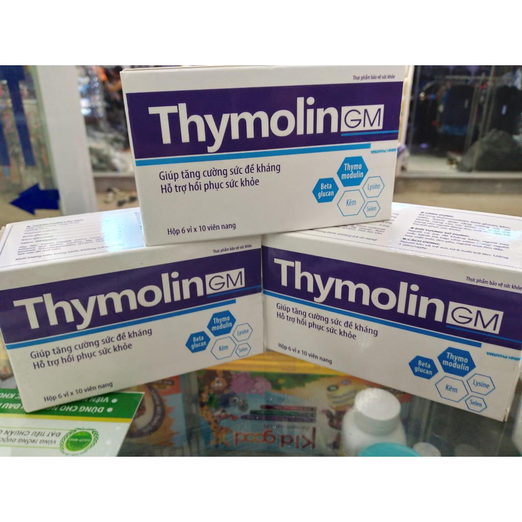 Tăng sức đề kháng Thymolin GM- HÀNG CHÍNH HÃNG- Viên nang