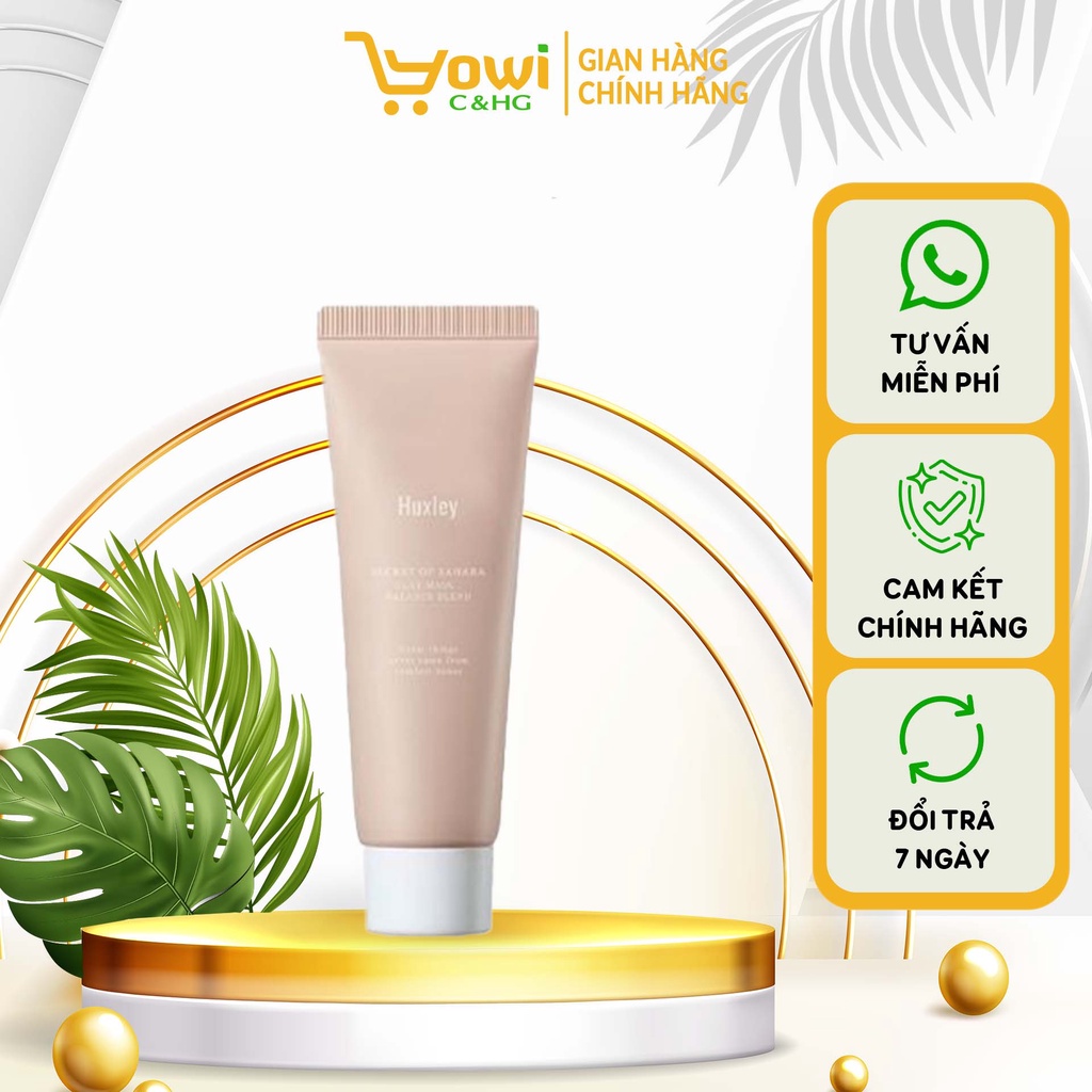 Mặt Nạ Đất Sét Làm Sạch Sâu, Cân Bằng Da Và Thu Nhỏ Lỗ Chân Lông Huxley Clay Mask 30g - KL051