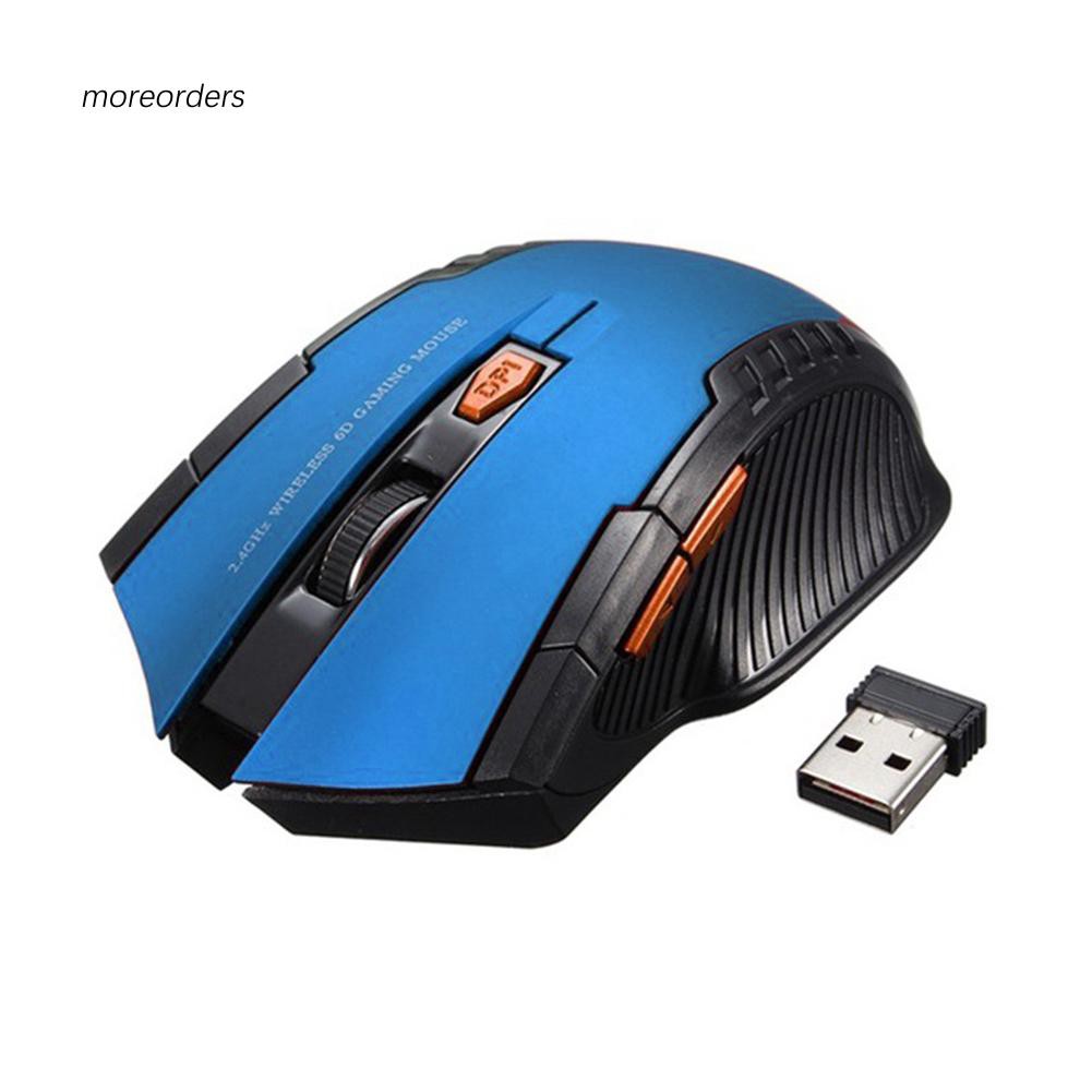 2.4G Wireless 6 Keys 1600DPI Auto Sleep Optical Gaming Mouse Mice for PC Laptop