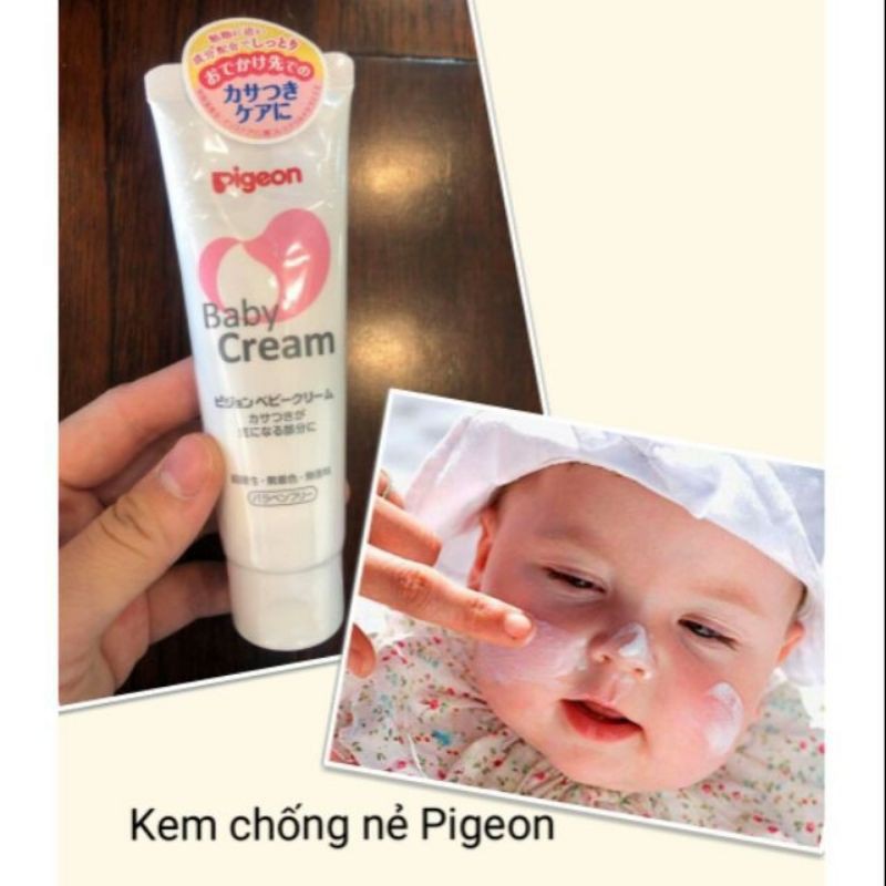 Kem Chống Nẻ, Chống Khô Da, Mẩn Ngứa, Dưỡng Ẩm Pigeon Chính Hãng Cho Bé (Tuýt 50g)
