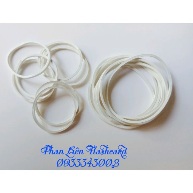 100g Dây thun trắng - hàng xuất khẩu loại tốt