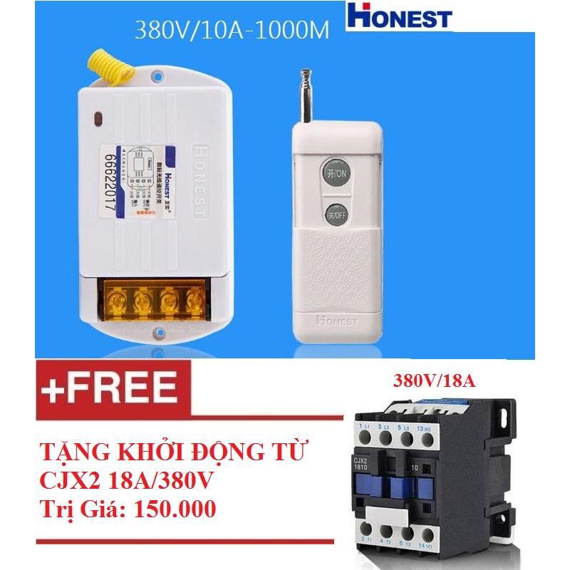 Công tắc điều khiển từ xa Honest 6380KG-1 380V/10A khoảng