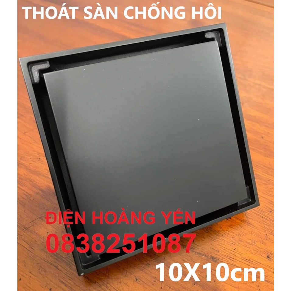 Thoát sàn chống hôi màu đen, phễu thoát sàn chống trào, thoát sàn chống côn trùng