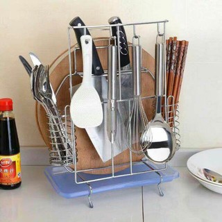 [Giảm giá] Kệ để dao thớt inox 304 mới