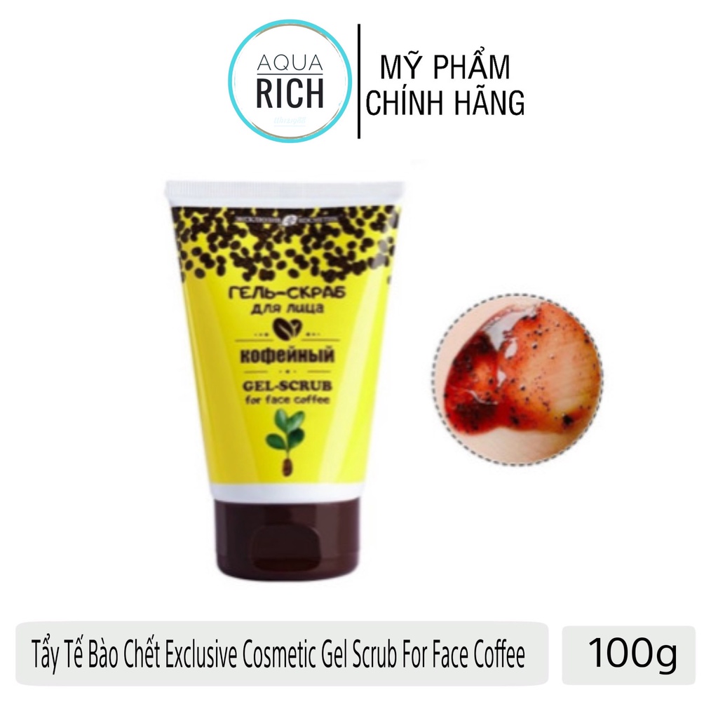 Tẩy Tế Bào Chết Cà Phê Exclusive Cosmetic Gel Scurub For Face Coffee_100G