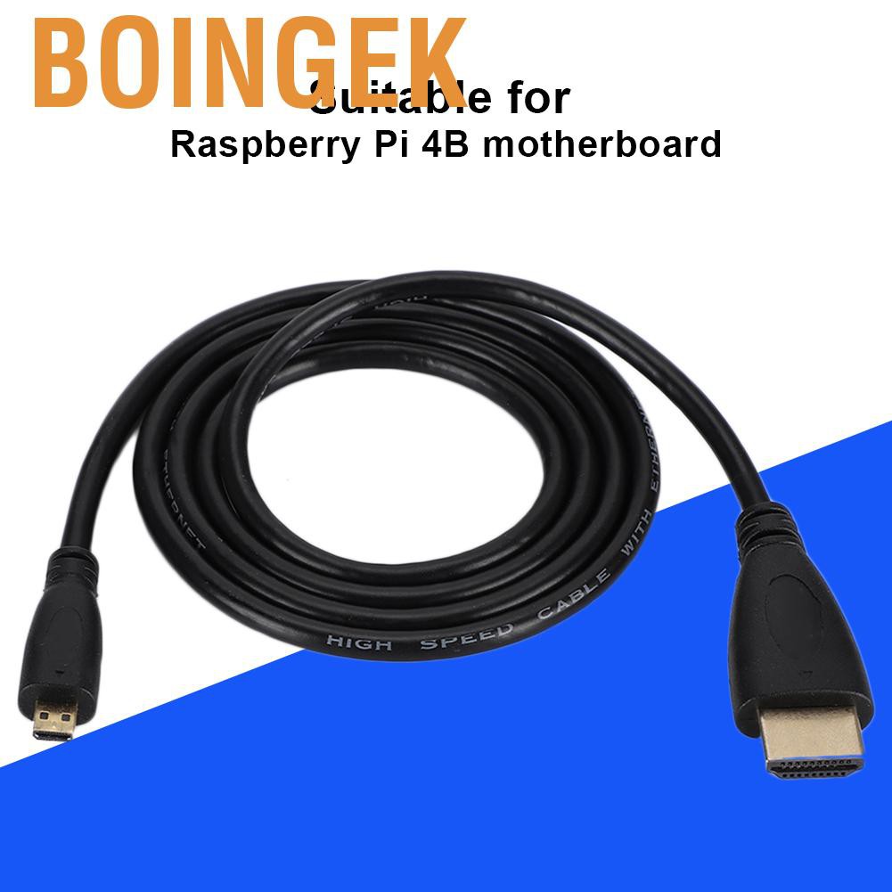 Cáp Chuyển Đổi Bongek Micro Sang Hdmi 1440p / 1080p / 1080i / 720p / 480p Cho Raspberry Pi 4b