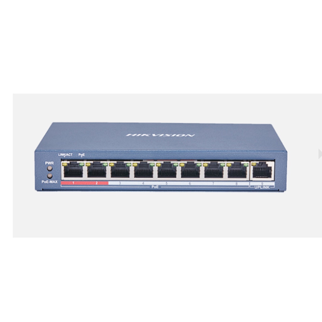 Thiết bị mạng HUB -SWITCH PoE HIKVISION DS-3E0109P-E (C)