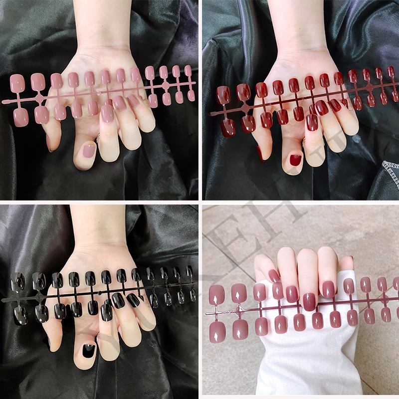 2022  trend YUKEHUI  móng giả trong suốt set móng tay giả mẫu móng tay đẹp bộ set 24 móng giả mẫu móng tay đẹp móng tay giả đính nơ bộ móng tay giả  móng tay giả nhọn móng tay giả giá rẻ bộ móng tay giả kèm keo