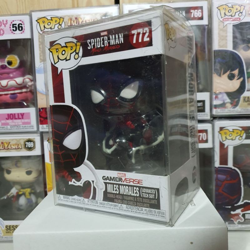 Đồ chơi mô hình funko pop 772 Miles Morales in Advanced Tech Suit - Marvel