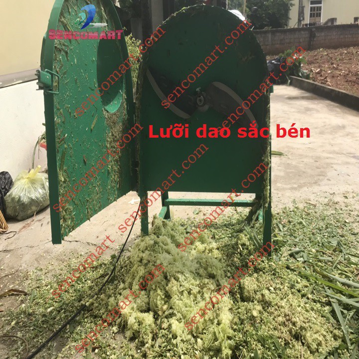 Máy thái chuối 1,5KW khung sắt chắc chắn
