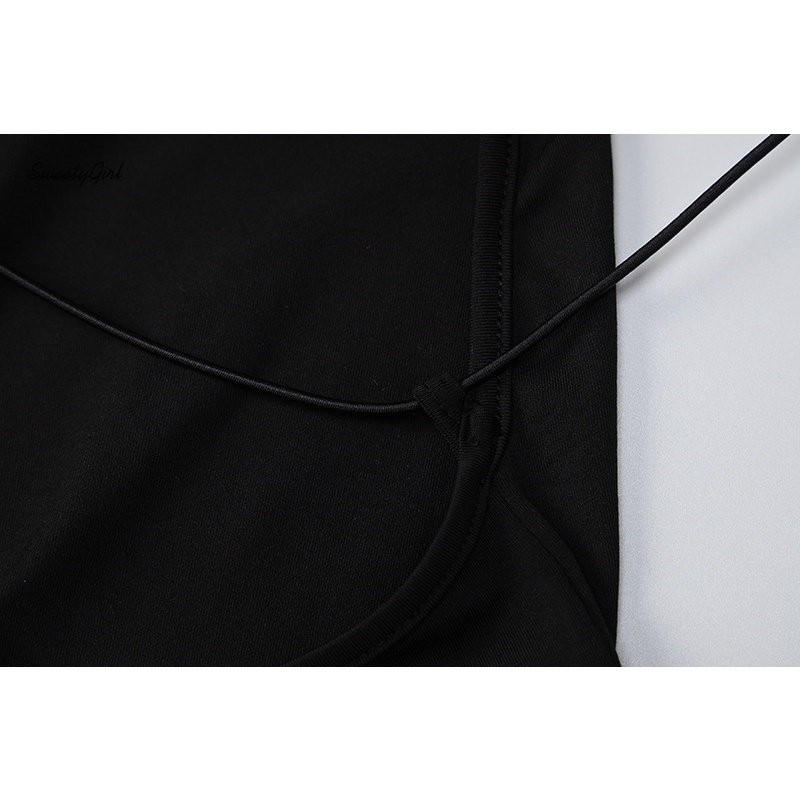 Bộ Áo Liền Quần Không Tay Hở Vai Cắt Thấp Màu Trơn Thời Trang 2022 Quyến Rũ Cho Nữ