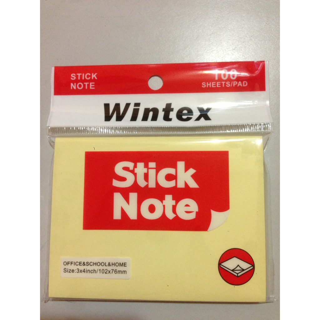 Combo 02 tập Giấy nhắn - Note vàng các cỡ 3x2 - 3x3 - 3x4 - 3x5 đẹp