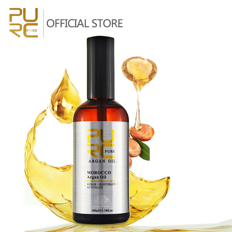 Tinh Dầu Argan PURC 10ml Giúp Chăm Sóc Tóc