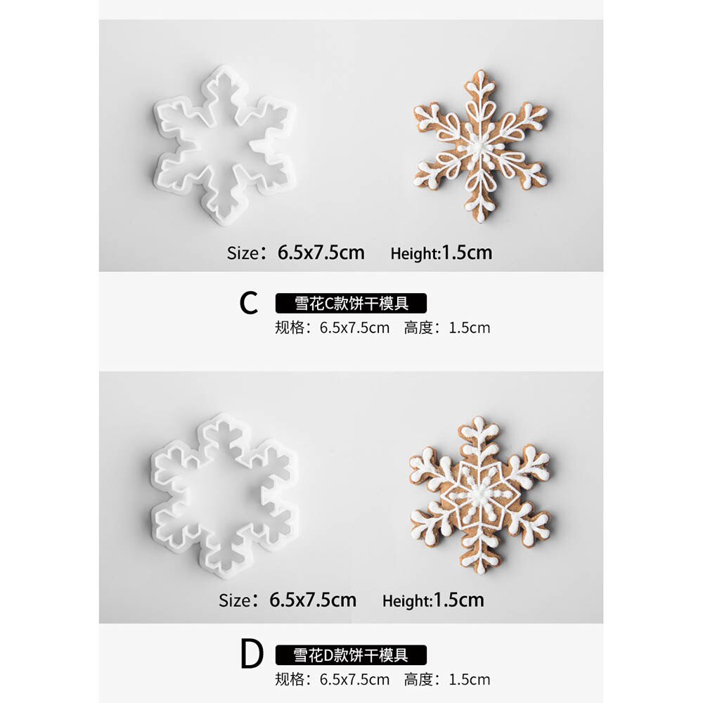 Khuôn cắt bánh quy hình bông tuyết xinh xắn