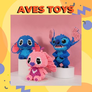 [ORDER 10 NGÀY] Bộ đồ chơi xếp hình LEGO Angel màu hồng size vừa