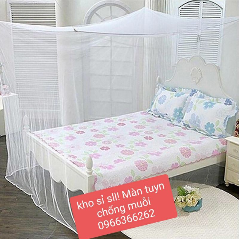 màn tuyn chống muỗi siêu bền (size 1m8x2m và 1m6x2m)