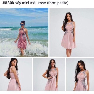 Váy mini rose Asos