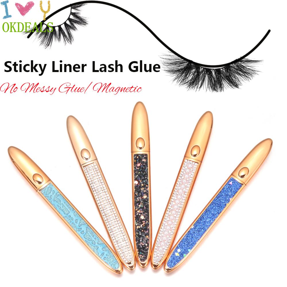 [Hàng mới về] Bút Kẻ Mắt Tự Dính Tự Dính Không Thấm Nước Lâu Trôi 2 Trong 1