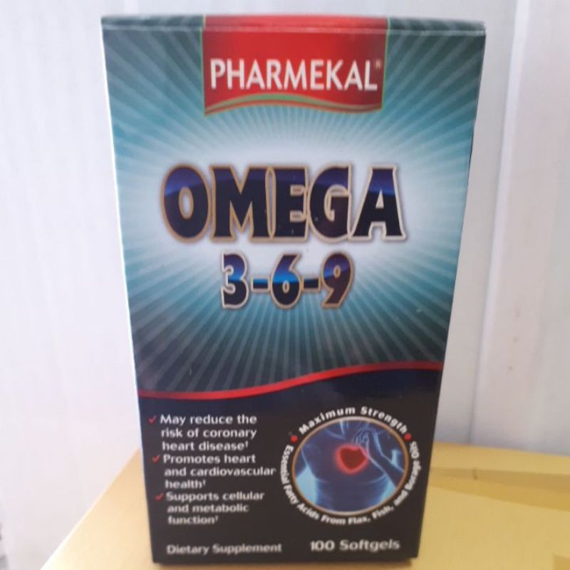 Viên dầu cá Omega 369 Pharmakel : sản xuất tại Mỹ  .