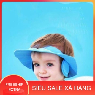 MŨ GỘI ĐẦU CHẮN NƯỚC/ CẮT TÓC CÓ VÀNH CHE TAI CHO BÉ