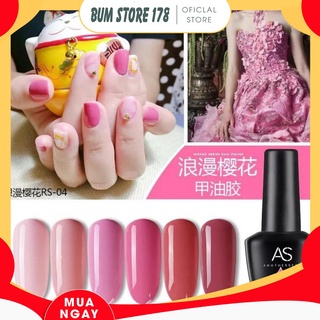 Sơn gel AS bền màu cực kì mướt 15ML - RS