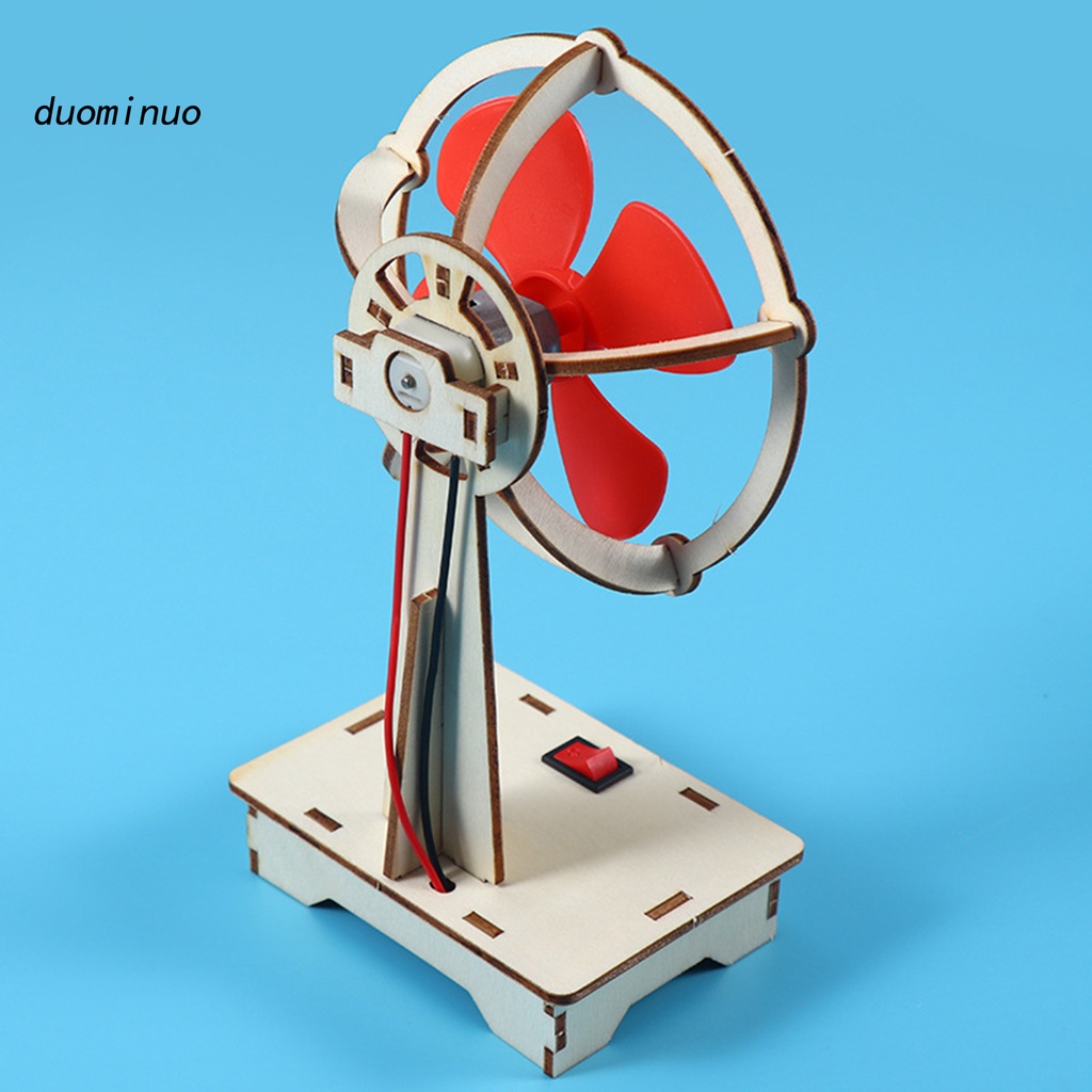 du Eco-friendly Science Fan Kit Science Assembly Fan Toy Parent-children Interaction for Kids