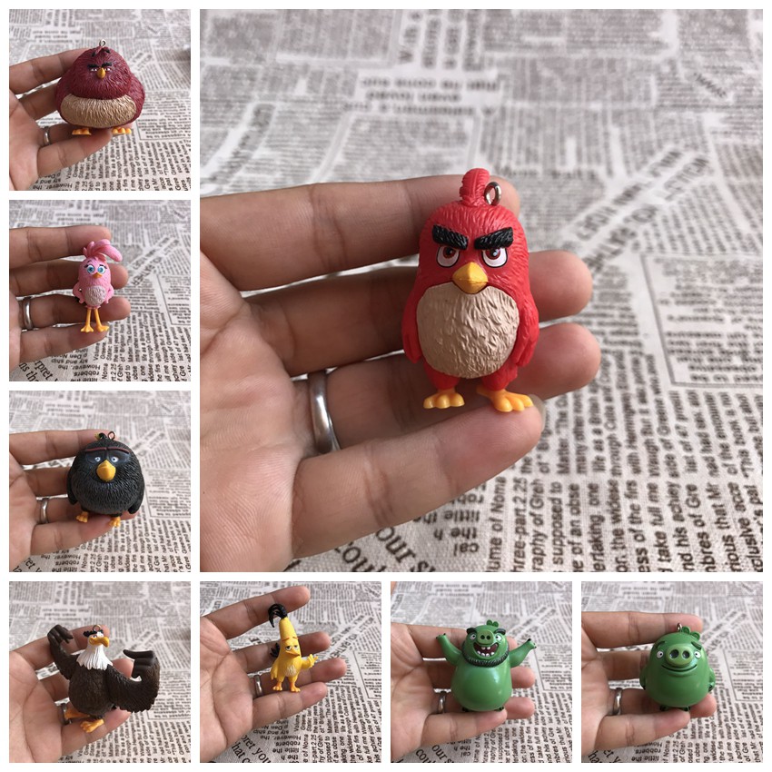 Mô Hình Búp Bê Angry Birds Đáng Yêu Dùng Trang Trí