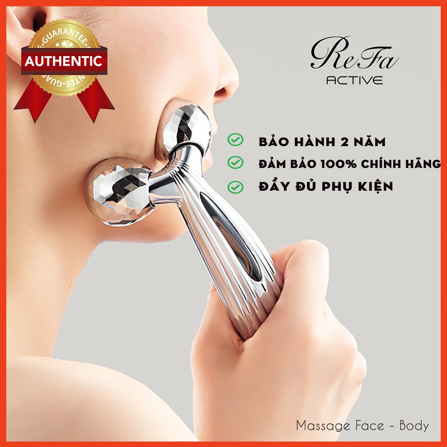 [ 2HITACHI ] Máy Massage Refa Carat Ray Limited Face - Body ( Hàng Chính Hãng Nhật Bản )