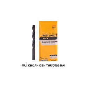 Mũi khoan đen Thượng Hải loại tốt khoan kim loại, sắt, inox, gỗ từ 2mm đến 9mm